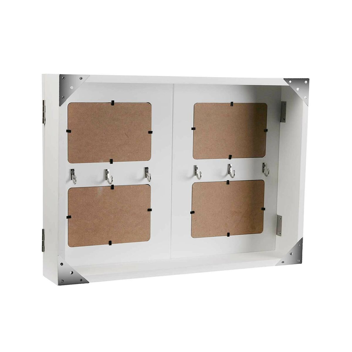 Nyckelskåp Versa   Svart Trä (8,5 x 33 x 46 cm) - 7