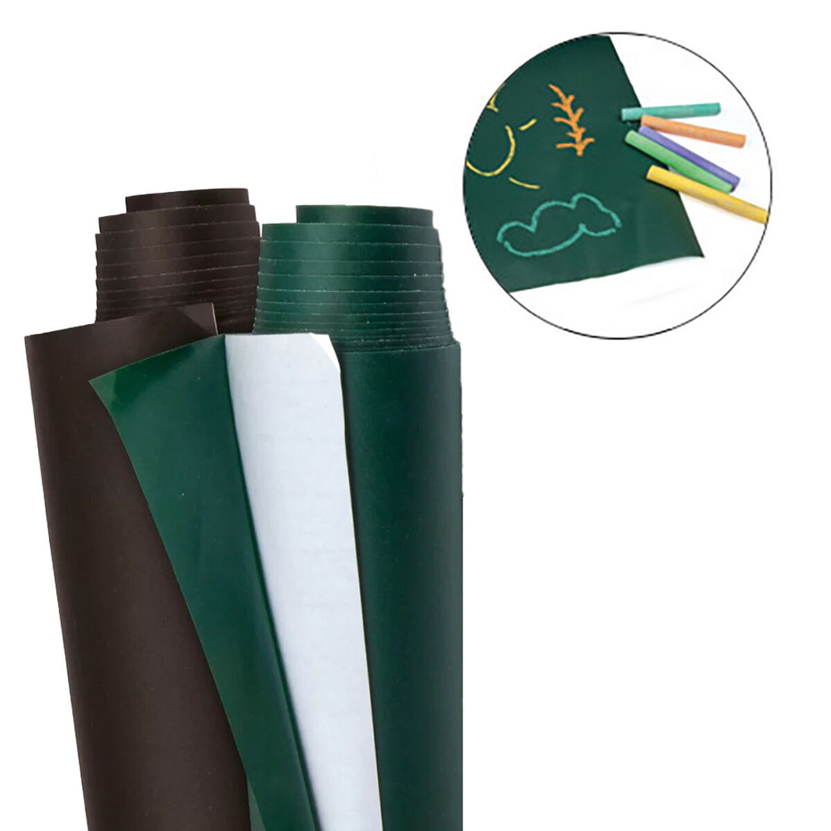 Skiffer Liderpapel 200 x 45 cm Grön - 4