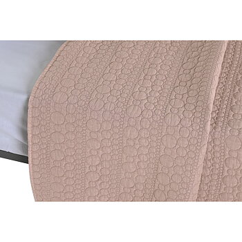 Sängöverdrag Home ESPRIT Malva-färg 180 x 260 cm