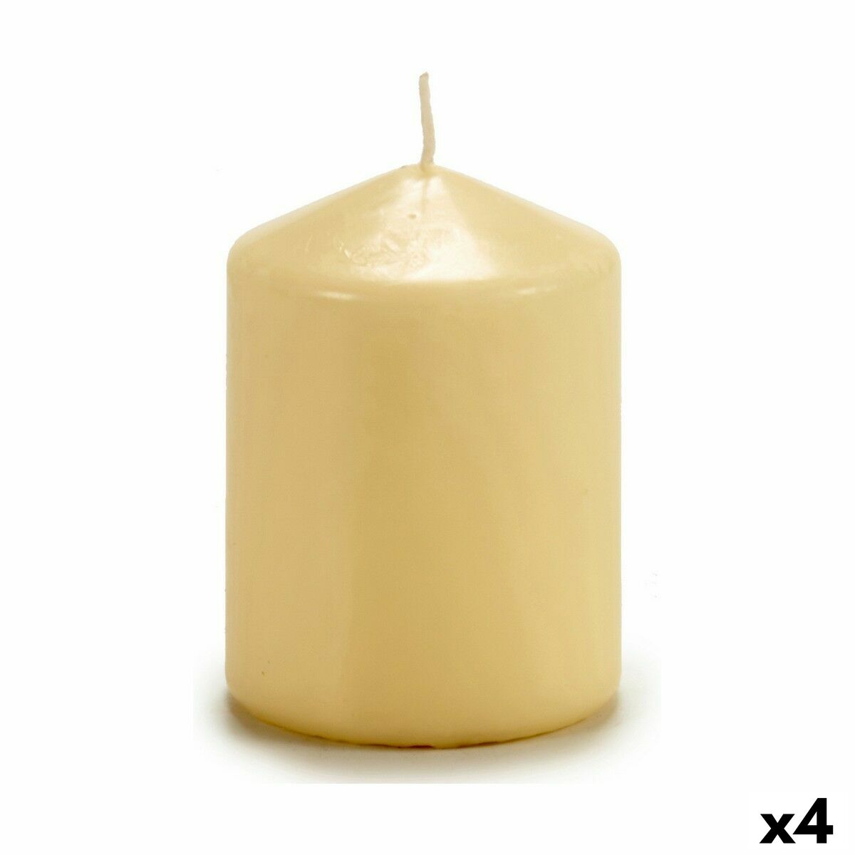 Ljus Acorde Kräm 7 x 10 x 7 cm (4 antal)