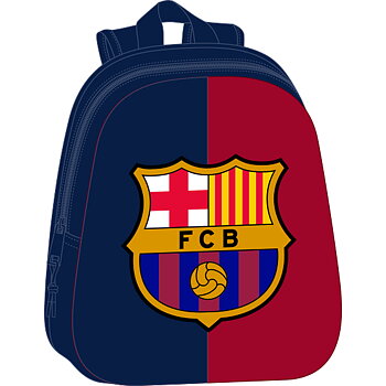 Barnryggsäck F.C. Barcelona Blå Rödbrun 27 x 33 x 10 cm 3D