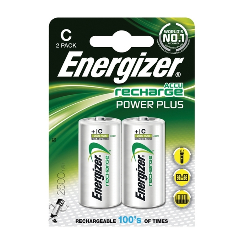 Laddningsbara Batterier Energizer ENGRCC2500 1,2 V C HR14 - 2