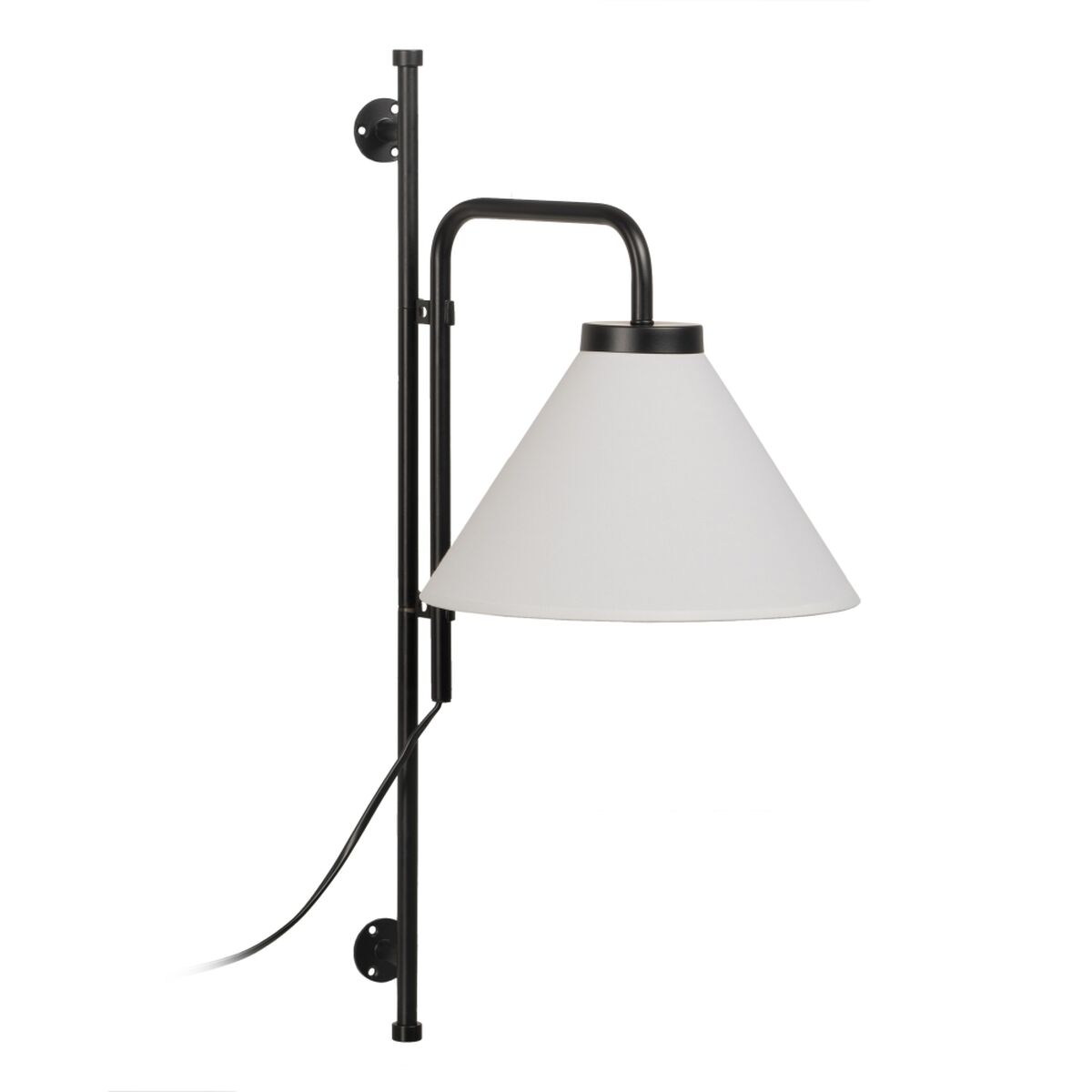 Vägglampa 25 x 37 x 60 cm Svart Metall Modern