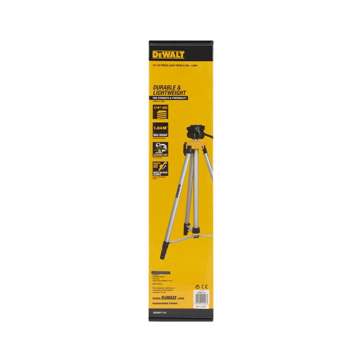 Lasernivå Dewalt DE0881T-XJ 1 Delar - 3