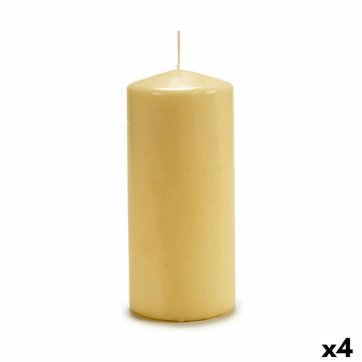 Ljus Acorde Kräm 9 x 20 x 9 cm 8,7 x 20 x 8,7 cm (4 antal)