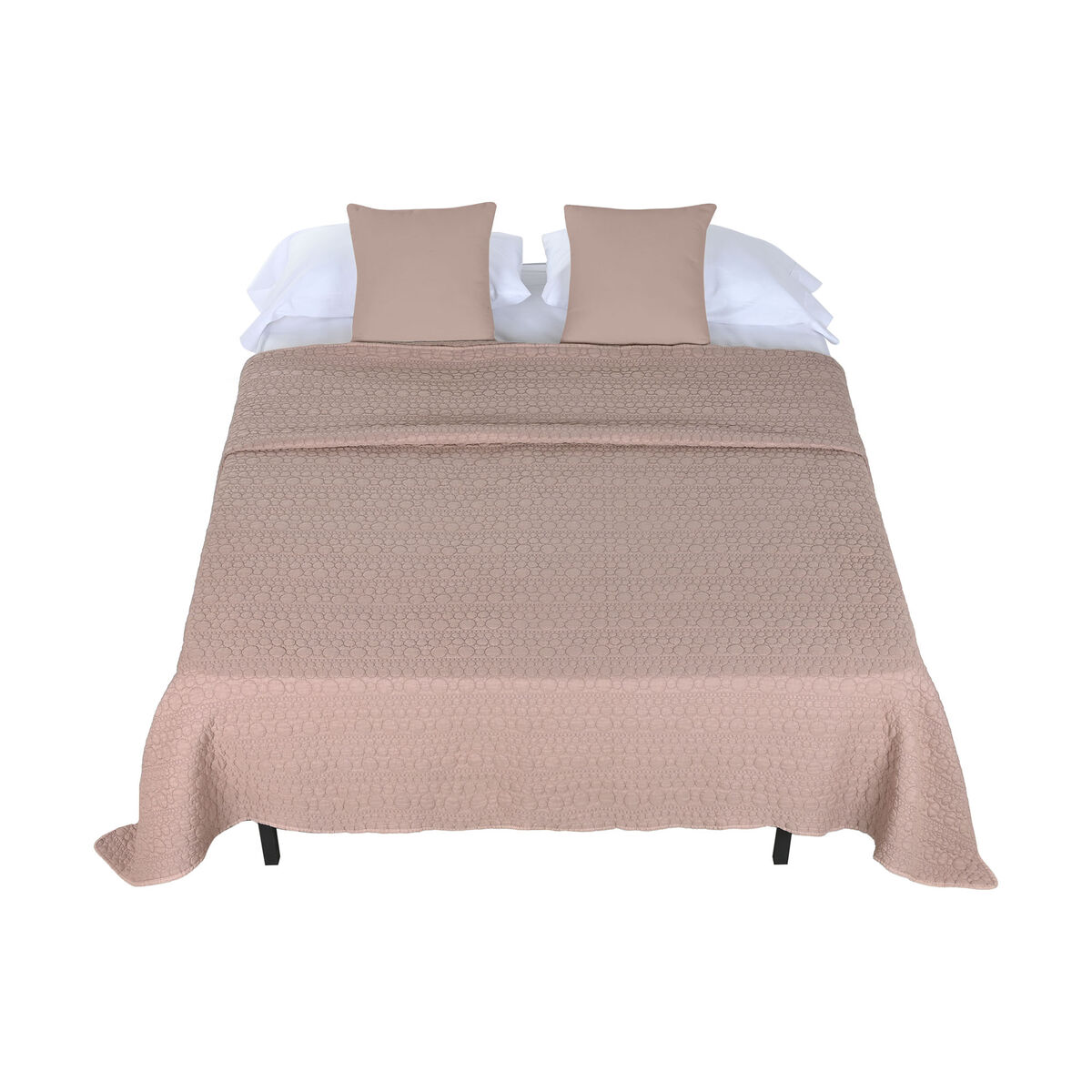 Sängöverdrag Home ESPRIT Malva-färg 240 x 260 cm - 5