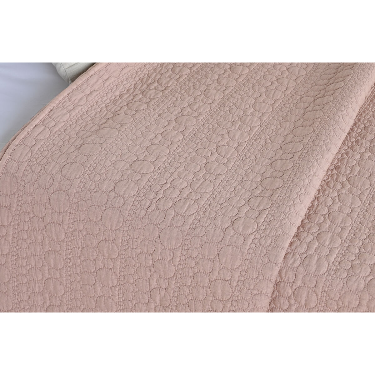 Sängöverdrag Home ESPRIT Malva-färg 240 x 260 cm - 2