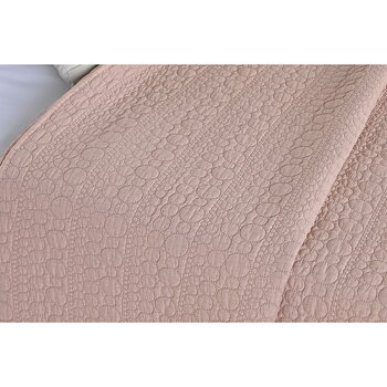 Sängöverdrag Home ESPRIT Malva-färg 240 x 260 cm