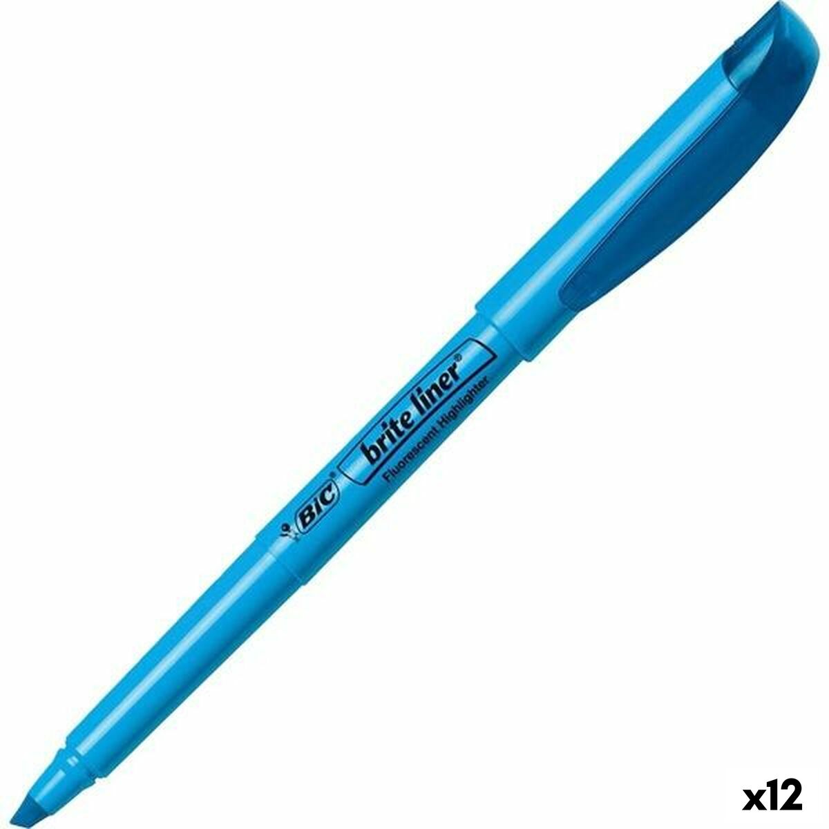 Överstrykningspenna Bic Highlighter Grip - 2