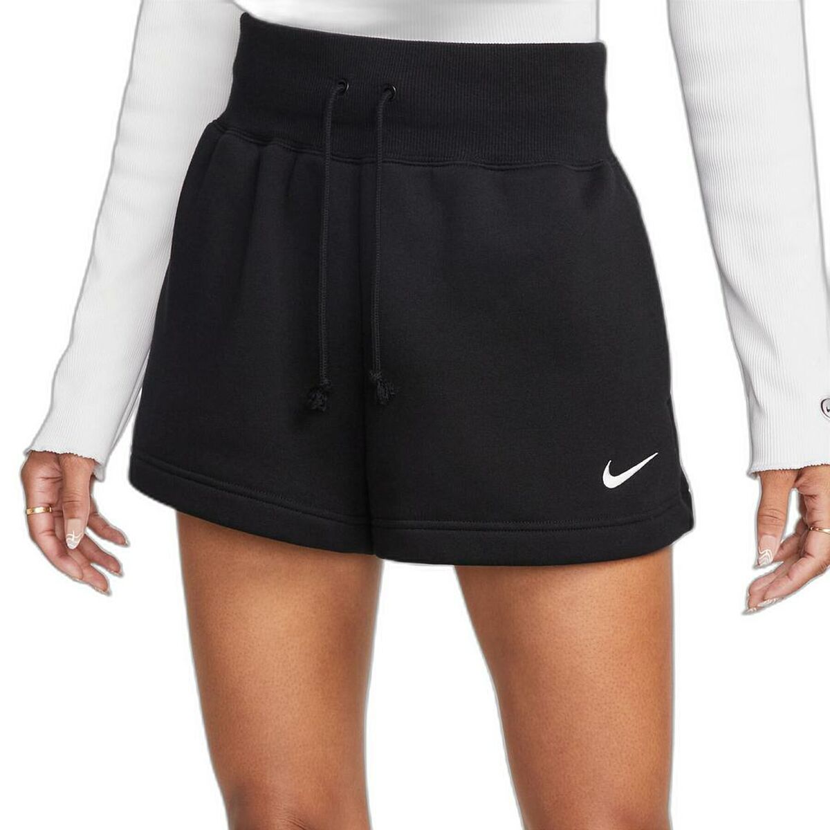 Sportshorts för kvinnor Nike NSW PHNX FLC HR SHORT FD1409 010 Svart