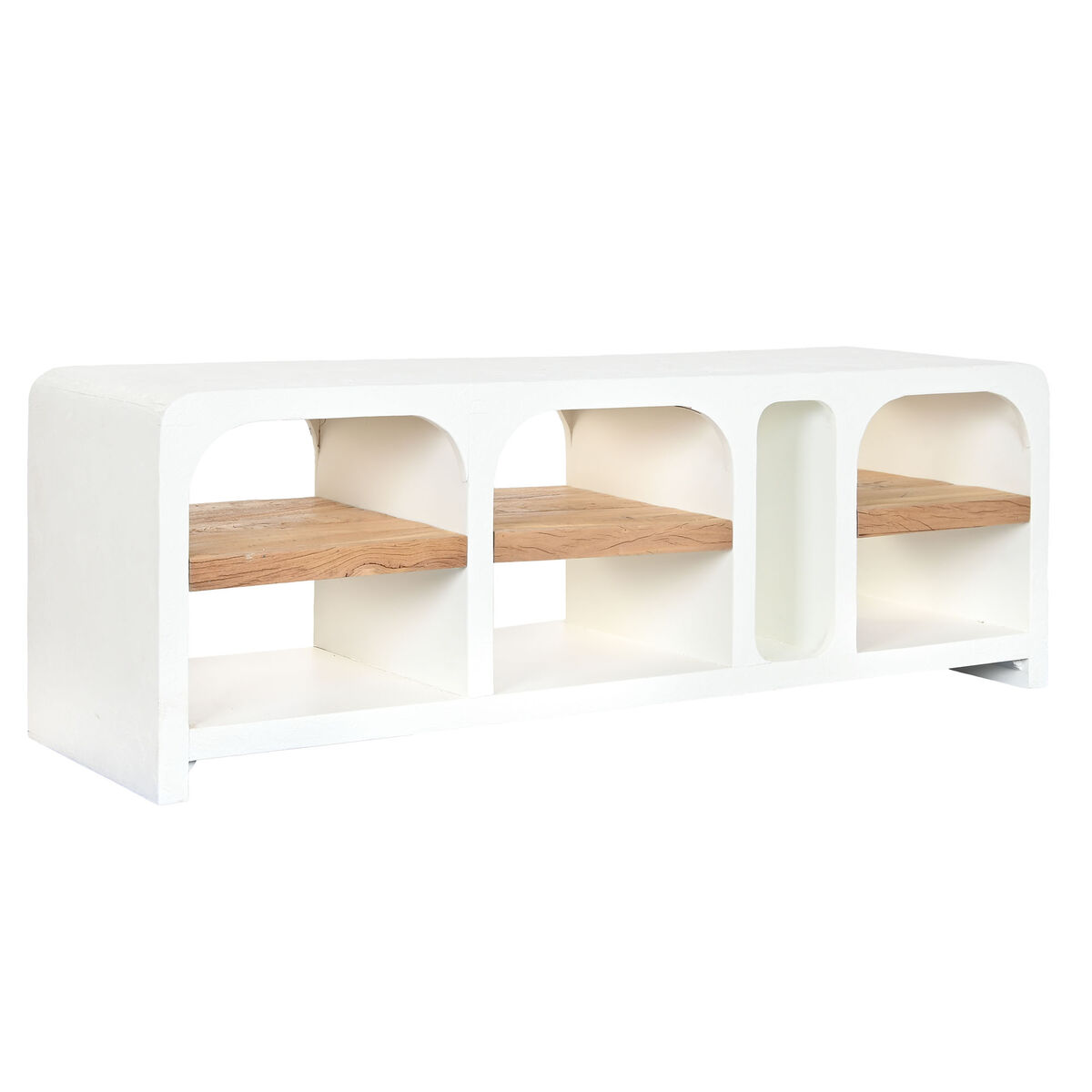 TV-möbler Home ESPRIT Vit Naturell 150 x 41 x 54 cm