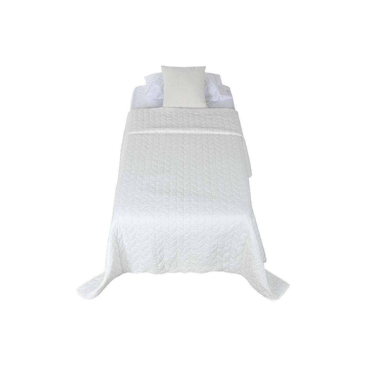 Sängöverdrag Home ESPRIT Vit 180 x 260 cm - 5