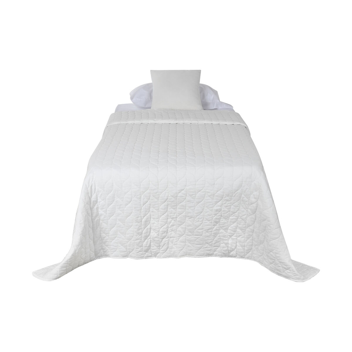 Sängöverdrag Home ESPRIT Vit 180 x 260 cm - 4