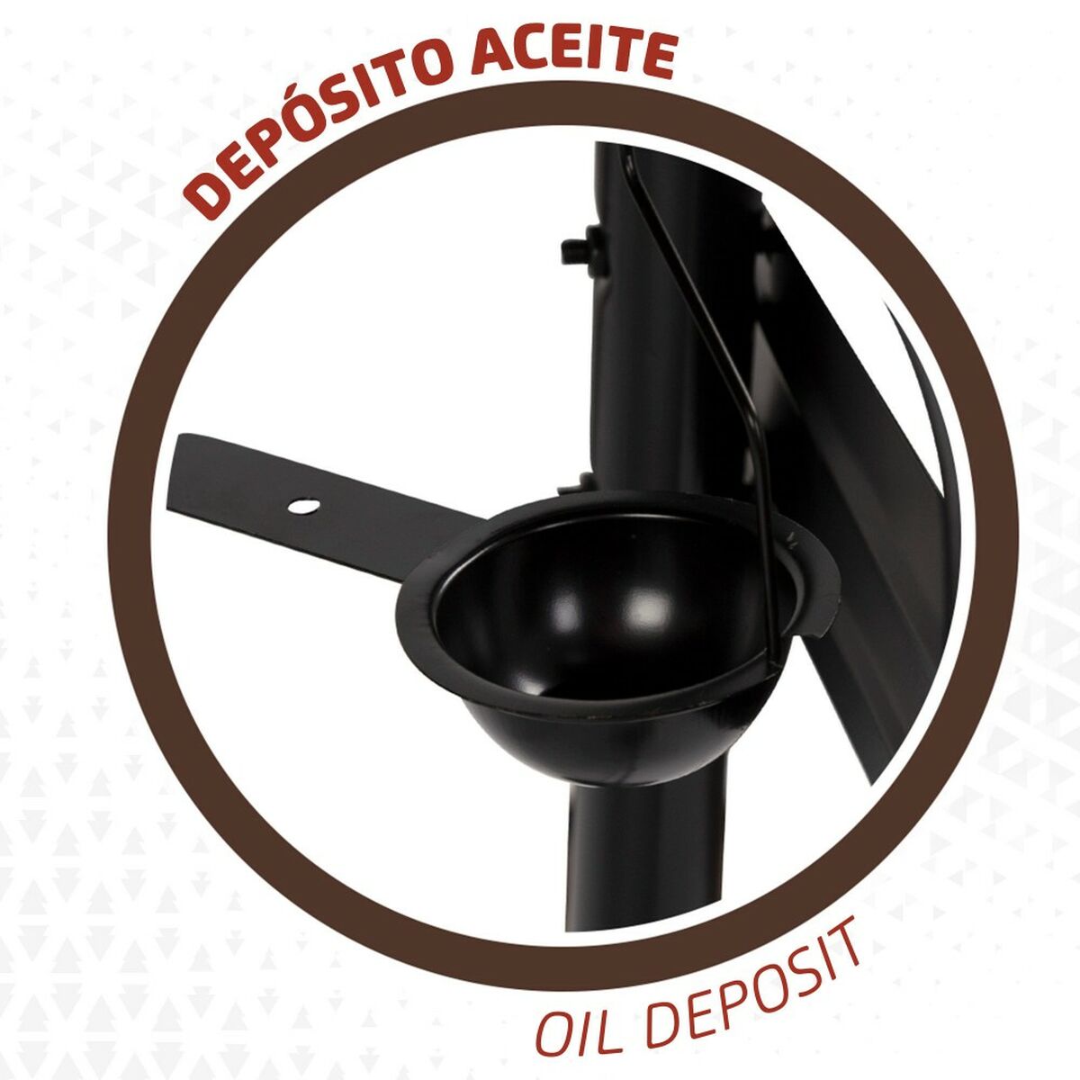 Kolgrill med hjul Aktive Stål Plast Emaljerad metall 106 x 106 x 61 cm Svart - 5