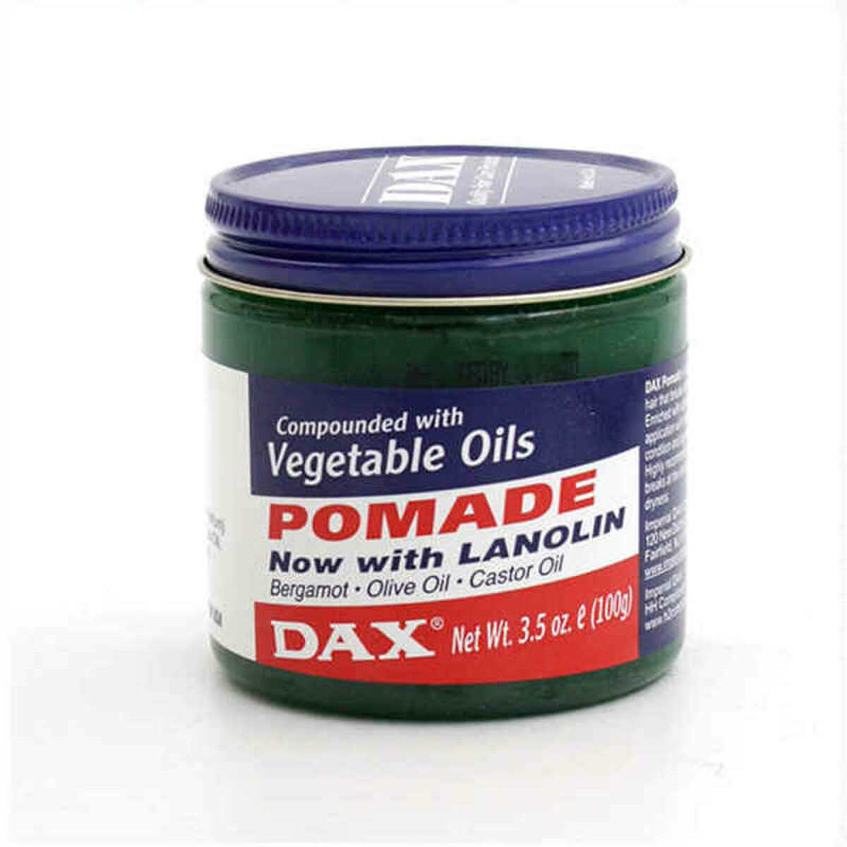 Vax Vegetable Oils Pomade Dax Cosmetics (100 g) - 3
