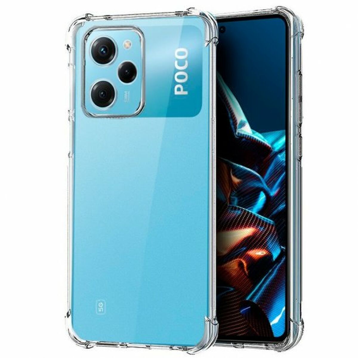 Mobilfodral Cool POCO X5 Pro 5G Transparent Xiaomi