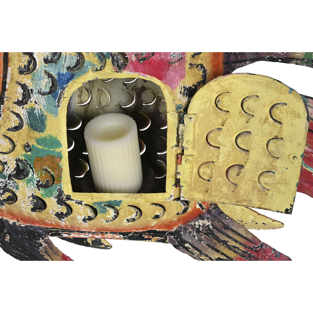 Prydnadsfigur Home ESPRIT Multicolour Fisk 80 X 12 X 60 cm - 6