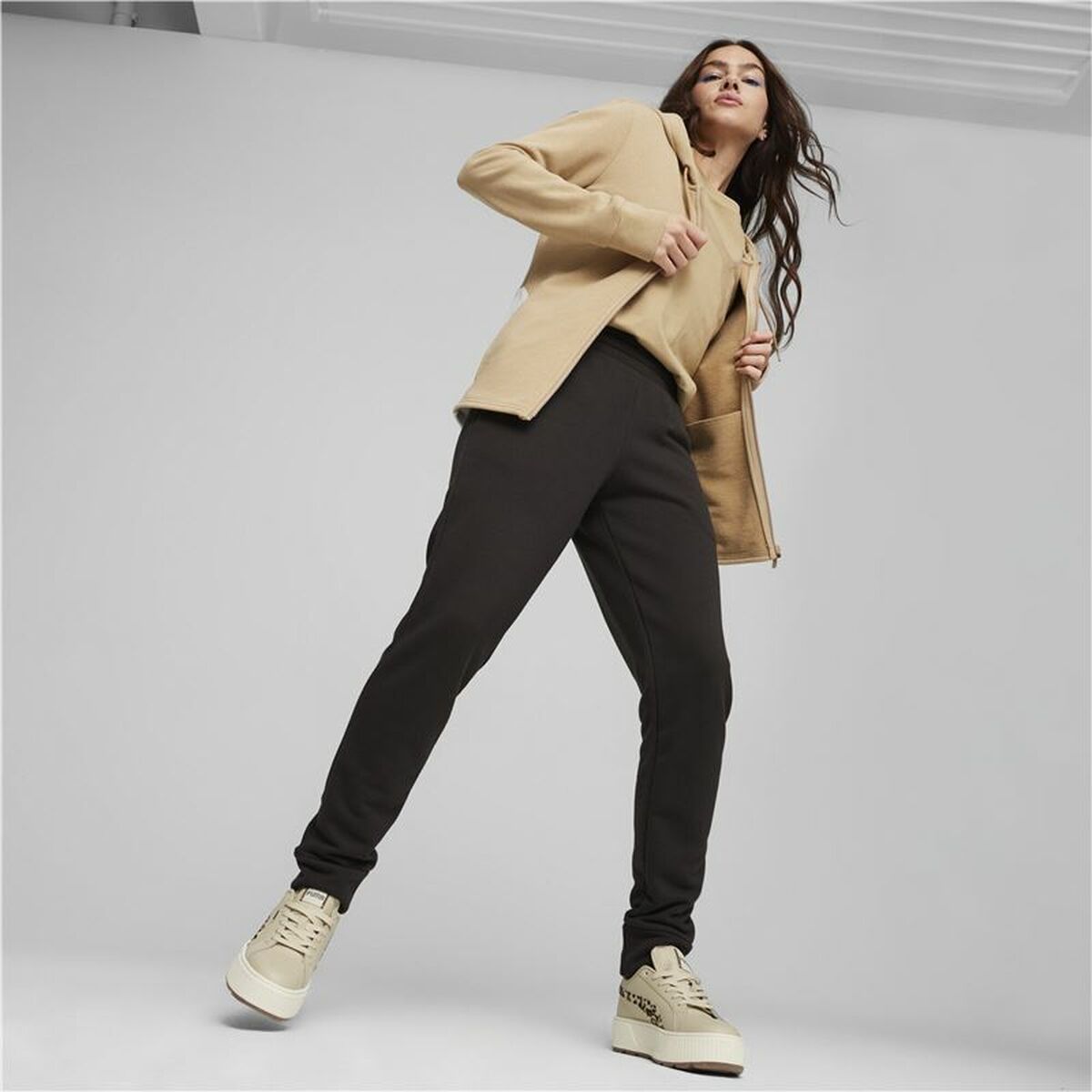 Träningsoverall, Dam Puma Classic Brun - 3