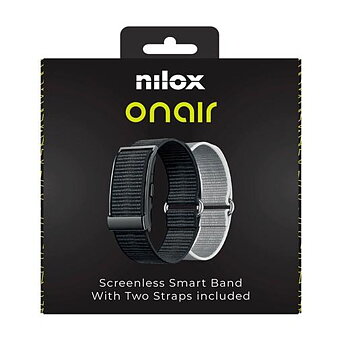 Aktivitetsarmband Nilox ONAIR Svart Silvrig