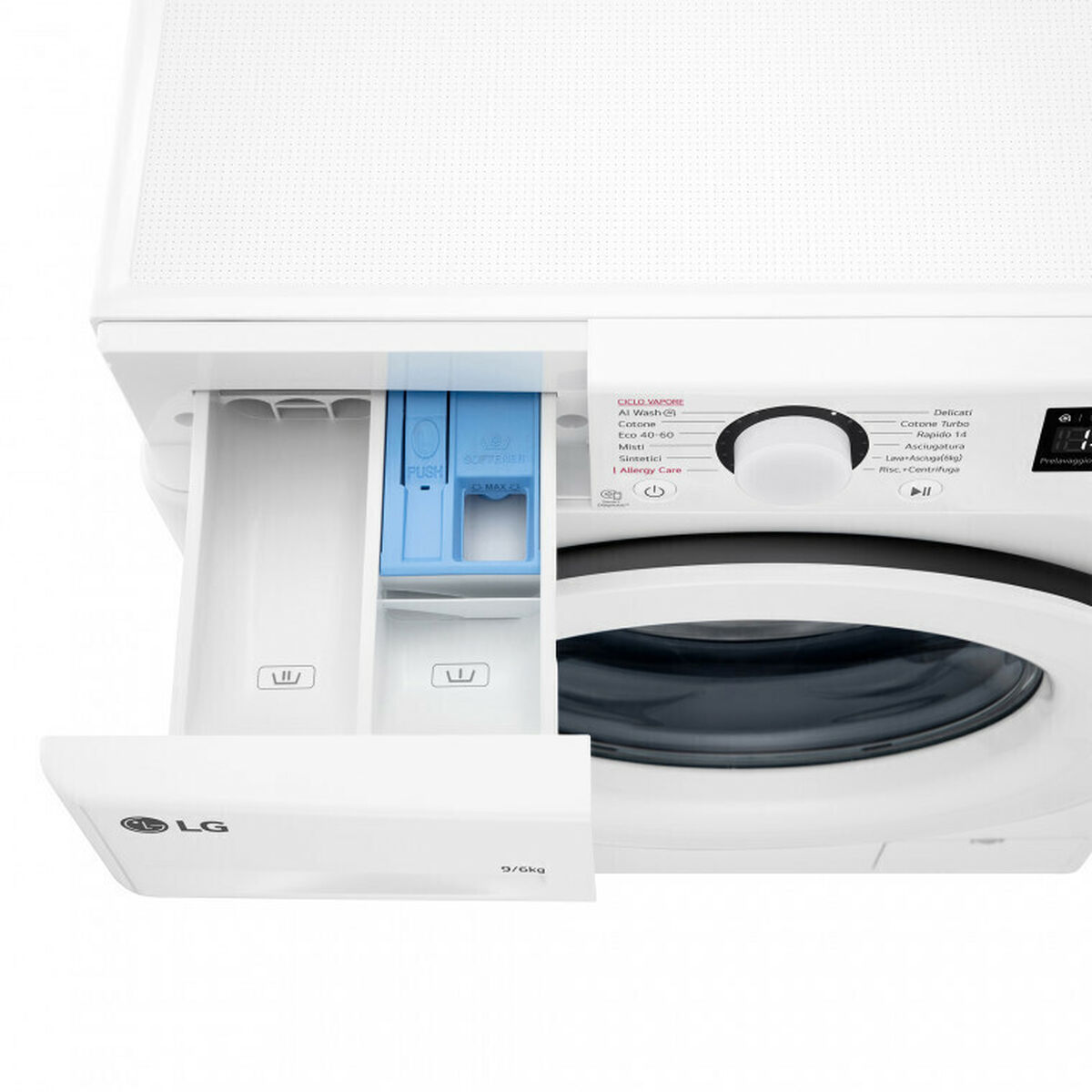 Washer - Dryer LG F4DR5009A3W 1400 rpm 9 kg 6 Kg - 6