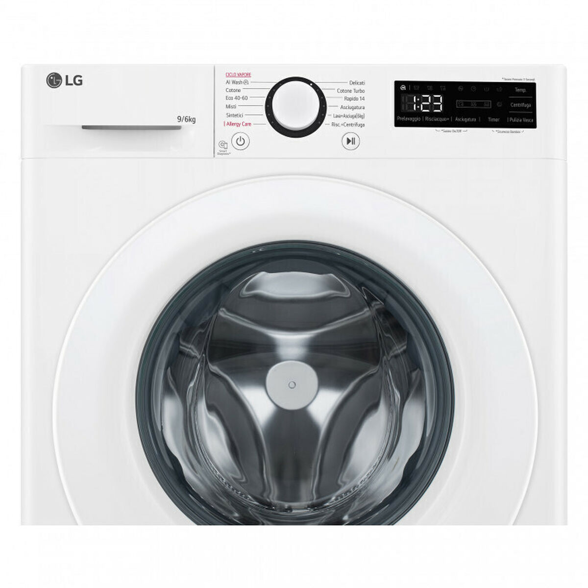 Washer - Dryer LG F4DR5009A3W 1400 rpm 9 kg 6 Kg - 4