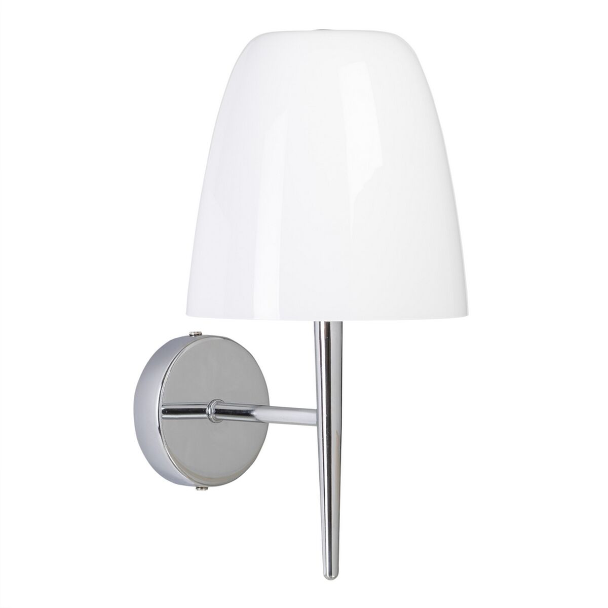 Vägglampa 18 x 22 x 33,7 cm Glas Metall Silver - 7