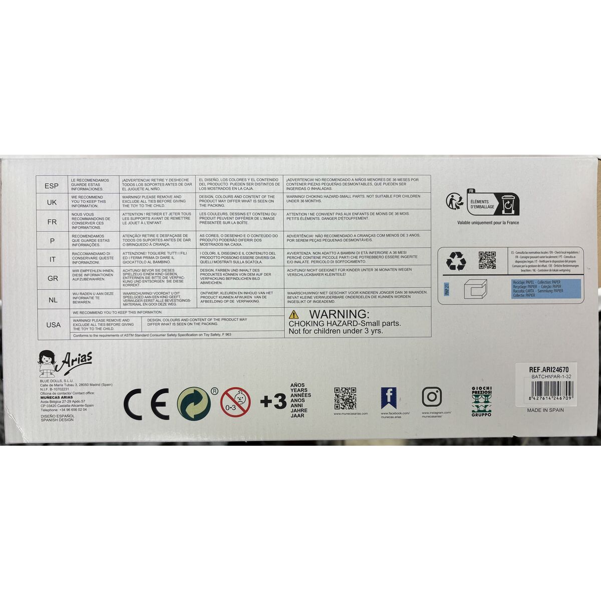 Docka Arias Lisa 87 cm - 3