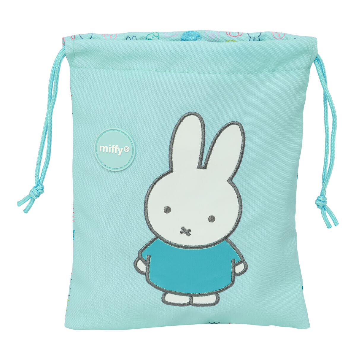 Skopåse med remmar Miffy Friends Blå - 2