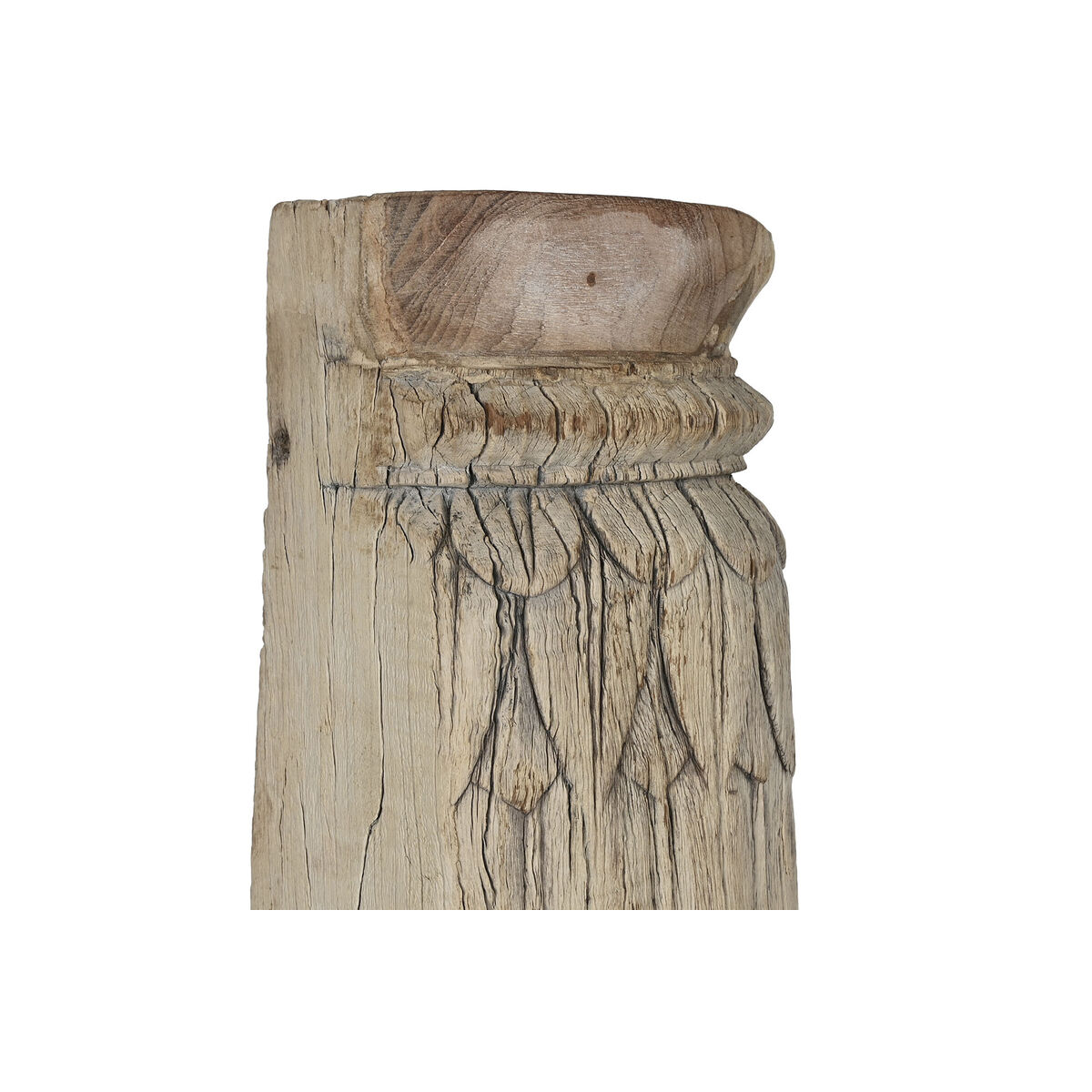 Prydnadsfigur Home ESPRIT Naturell Kolumn 17 X 19 X 160 cm - 4
