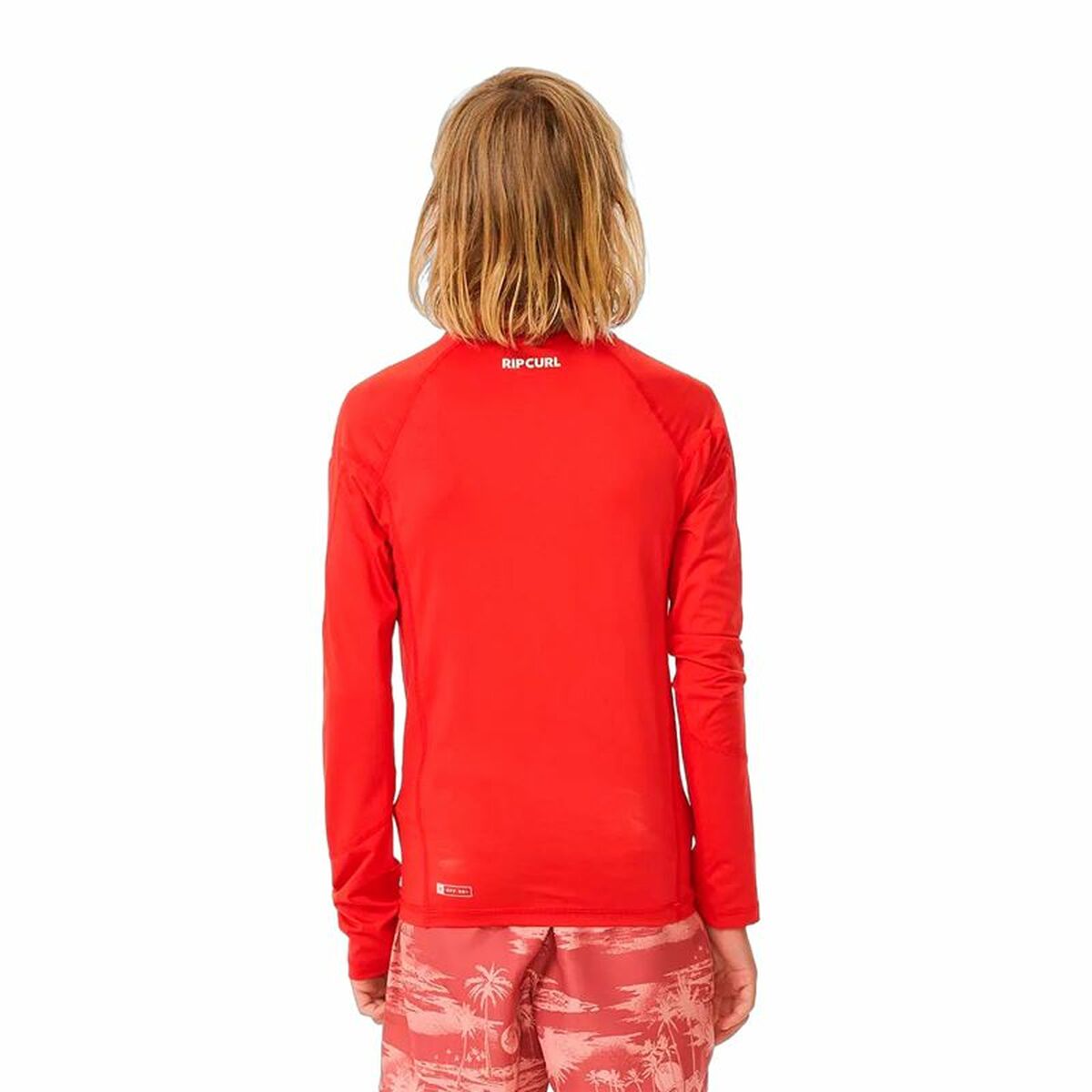 Badtröja Rip Curl Wave Upf L/S Röd - 2