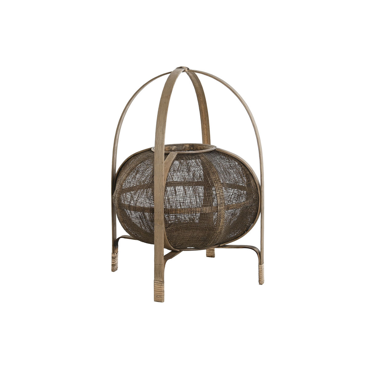 Ljusstakar DKD Home Decor Naturell Brun Bambu 33 x 33 x 42 cm - 3