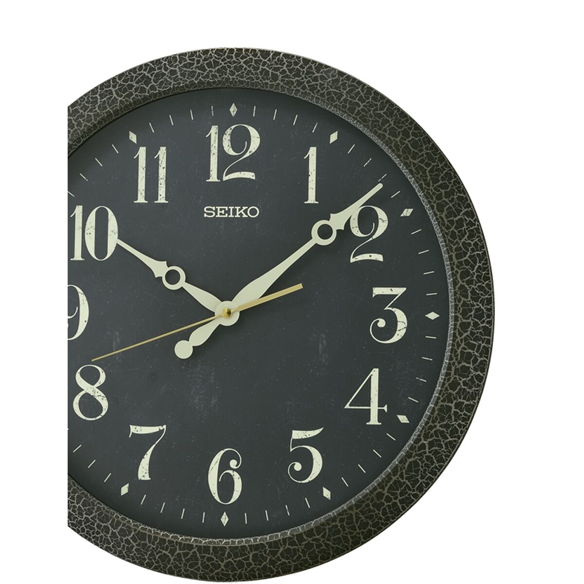 Väggklocka Seiko QXA815K Svart Plast - 2
