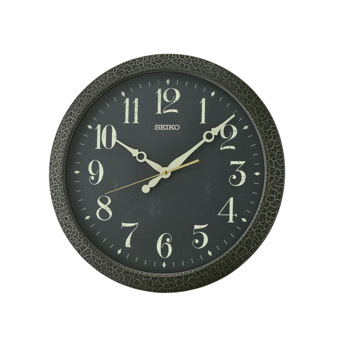 Väggklocka Seiko QXA815K Svart Plast