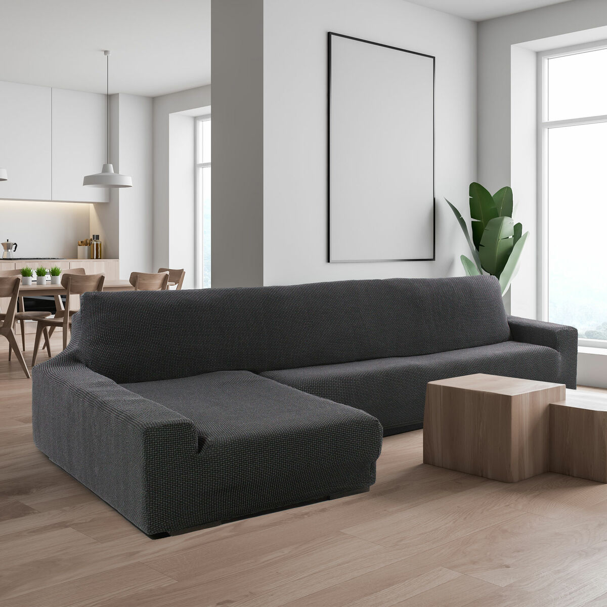 Skydd för chaiselong med lång vänsterarm Sofaskins NIAGARA (Renoverade B) - 4
