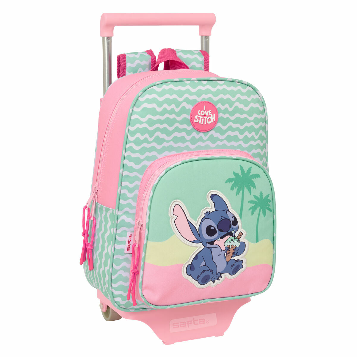 Skolryggsäck Lilo & Stitch Ice cream Rosa 26 x 11 x 67 cm 26 x 34 x 11 cm - 2