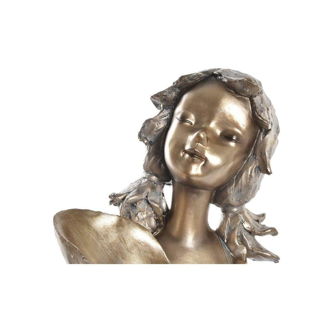 Prydnadsfigur DKD Home Decor 21 x 13 x 36 cm Röd Gyllene Turkos (2 antal) - 6