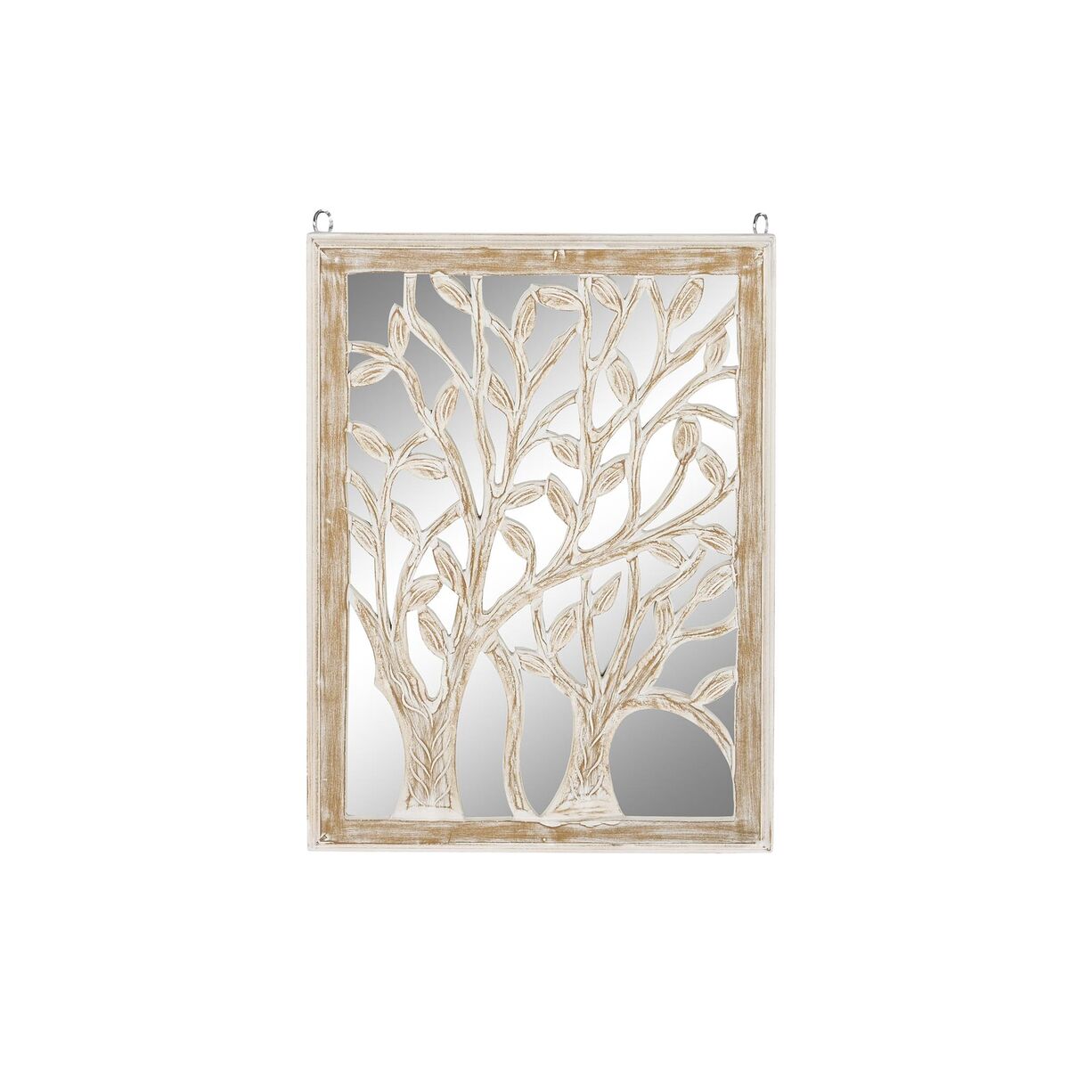 Väggdekoration DKD Home Decor Speglar Träd Vit Trä MDF (45 x 2,5 x 65 cm) - 5