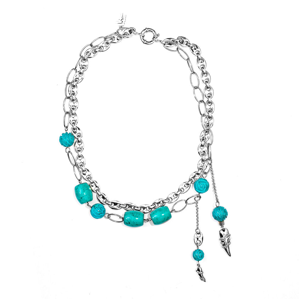 Damhalsband Folli Follie 2N9F028T 30 cm - 2