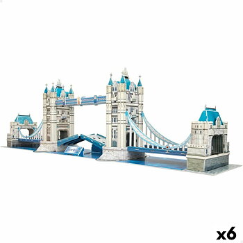 3D-pussel Colorbaby Tower Bridge 120 Delar 77,5 x 23 x 18 cm (6 antal)