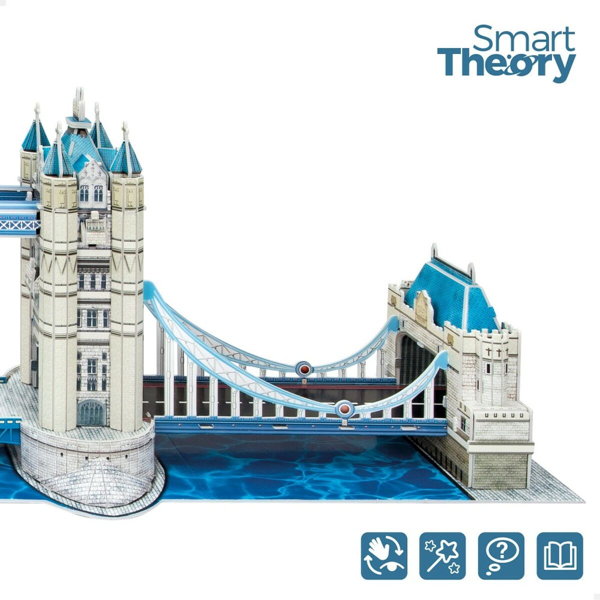 3D-pussel Colorbaby Tower Bridge 120 Delar 77,5 x 23 x 18 cm (6 antal) - 4