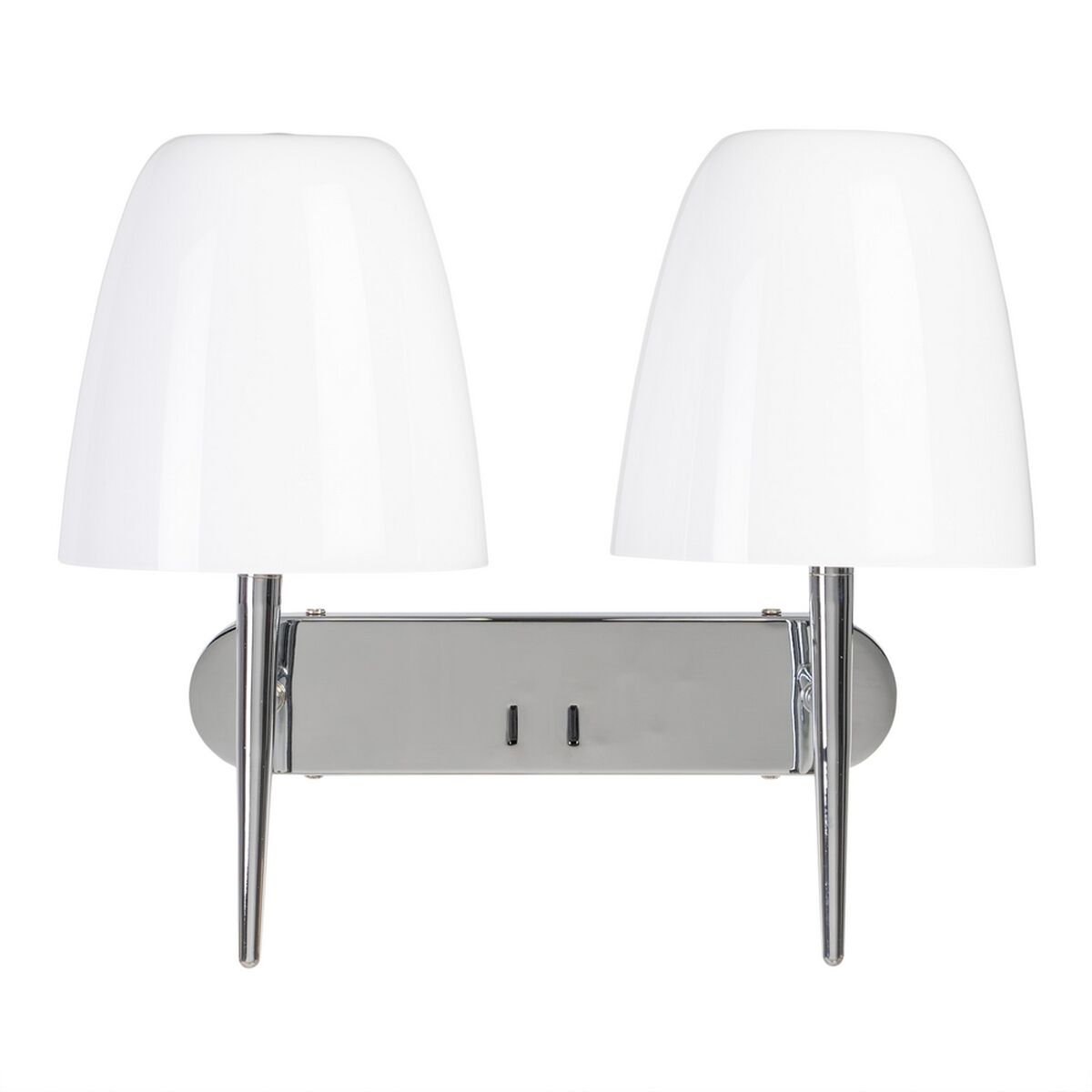 Vägglampa 42 x 22 x 33,7 cm Glas Metall Silver - 8
