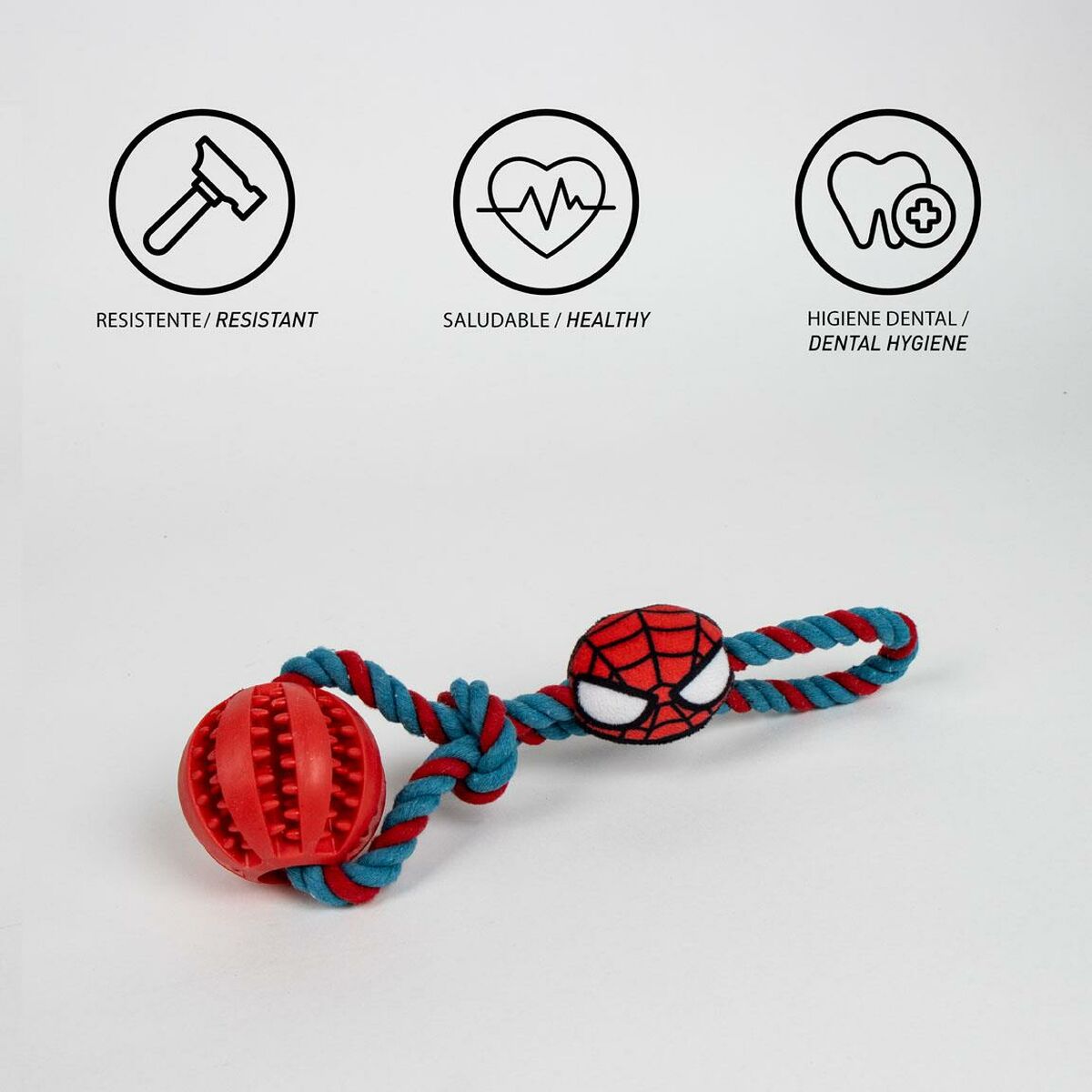 Hundleksak Spider-Man Röd 10 x 30 x 7 cm - 4