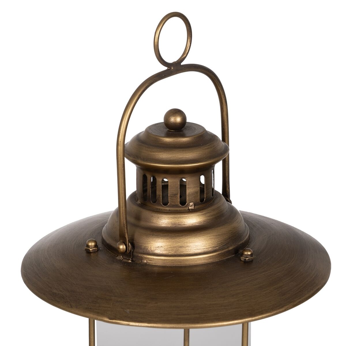 Bordslampa Gyllene Glas Järn 40 W 27 x 27 x 58 cm - 2
