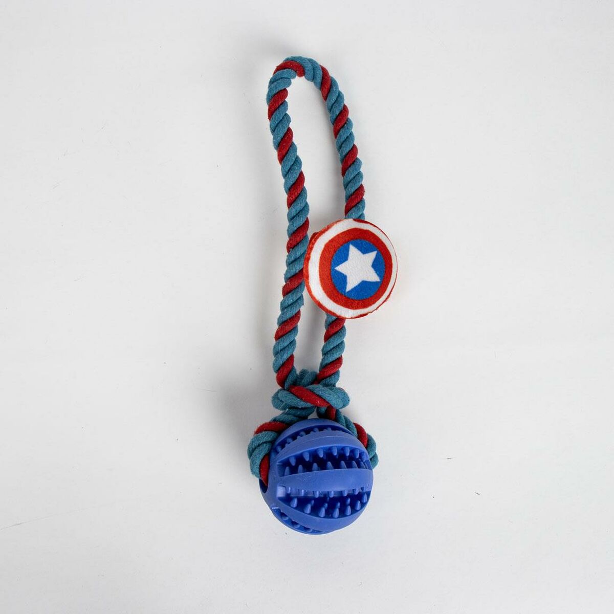 Hundleksak The Avengers Blå Polyester Bomull TPR 10 x 30 x 7 cm 7 x 30 x 10 cm - 5