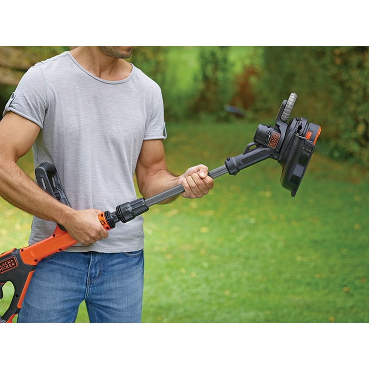Flerfunktionsröjsåg Black & Decker STC1820PC 18 V 28 cm - 5