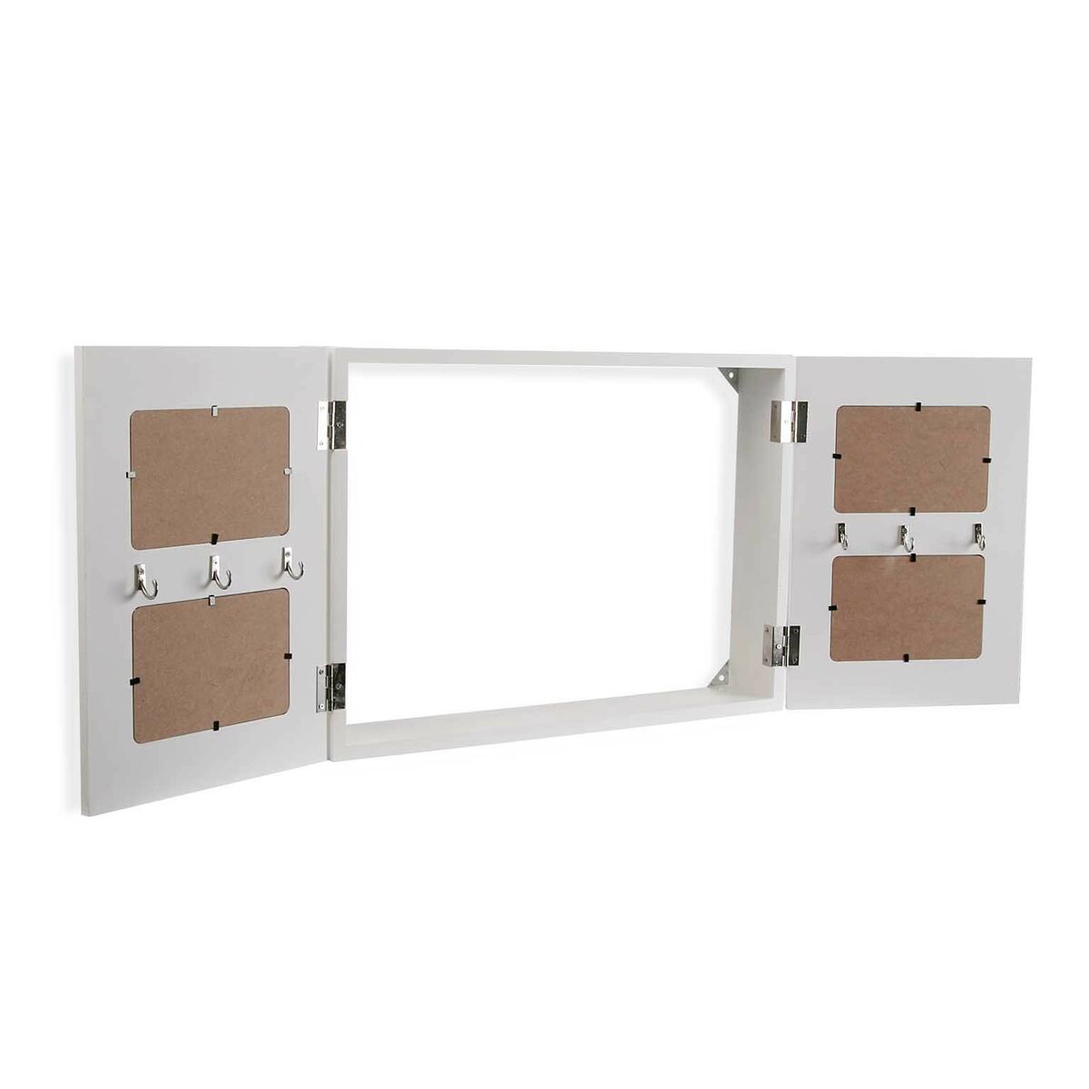 Nyckelskåp Versa Wte 8 x 33 x 46 cm Vit - 5