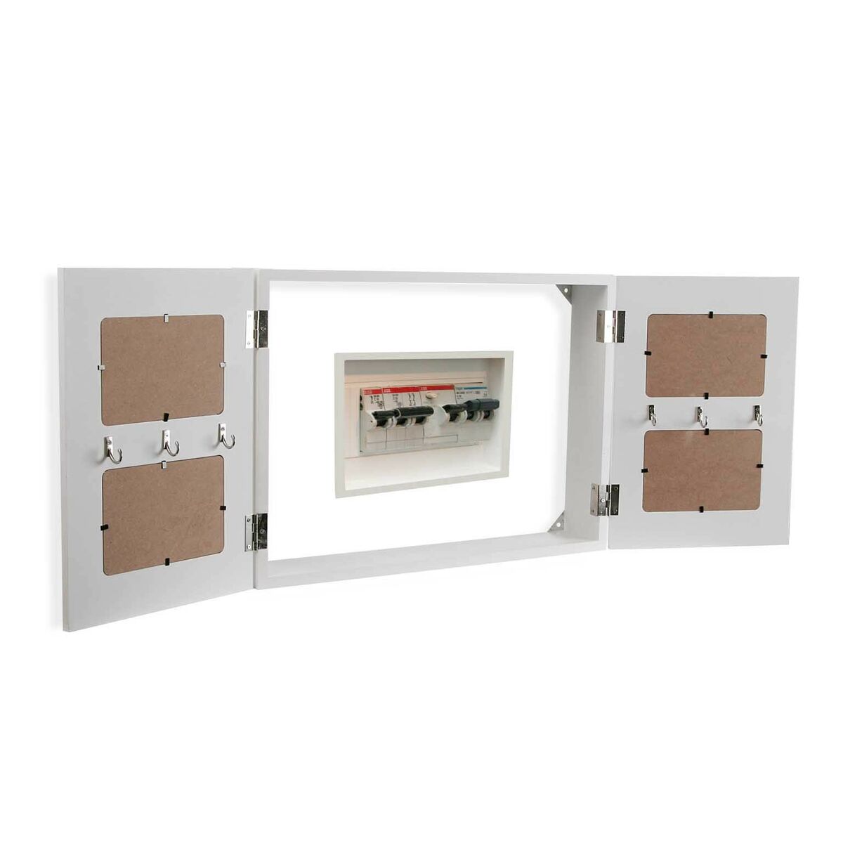 Nyckelskåp Versa Wte 8 x 33 x 46 cm Vit - 8