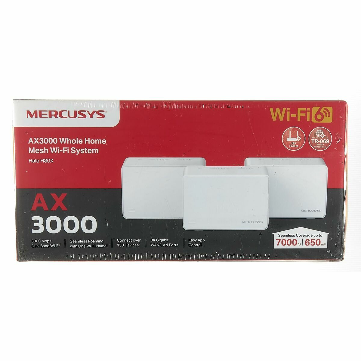 Anslutningspunkt Mercusys Halo H80X(3-pack) Vit - 2