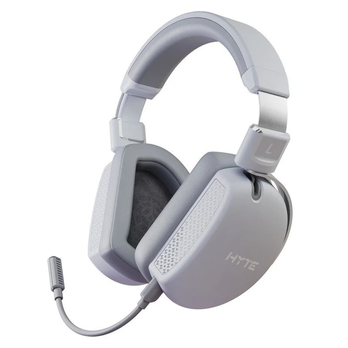 Spelhörlurar med mikrofon Hyte Eclipse HG10 Vit