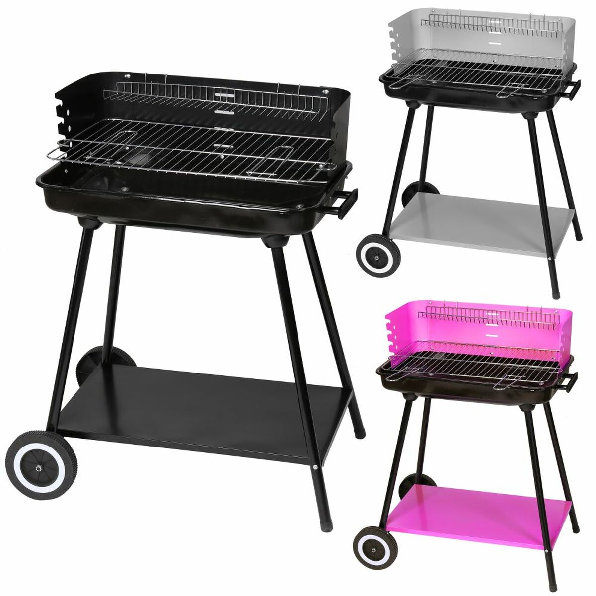 Grill Milena Svart 57 x 38 x 80 cm - 5